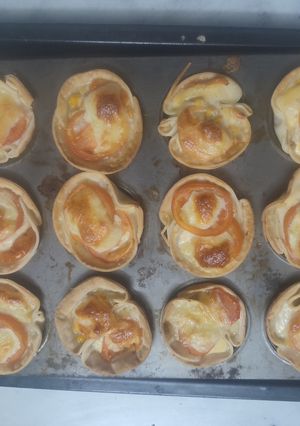A picture of Tuna and Corn Mini Pies.