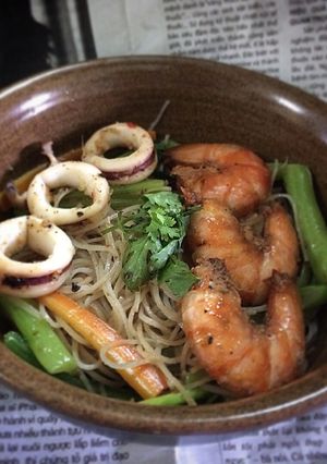 Hình của món Hủ tiếu hải sản🦐🦑.