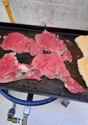Una foto de Riñonada de cuadril a la chapa
