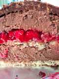 Dôme entremet chocolat framboise