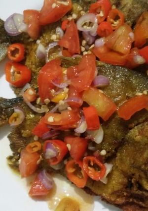 Foto resep Ikan tepung sambal iris