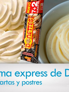 Una foto de Crema express Donettes [Para tartas y postres]