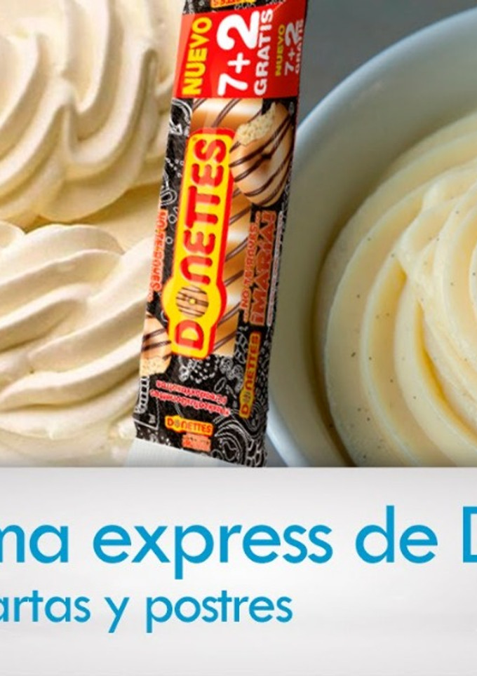Una foto de Crema express Donettes [Para tartas y postres]