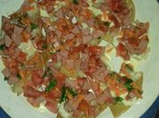 A picture of ground meat tortilla
