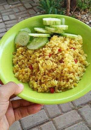 Foto resep Nasi goreng kunyit terasi