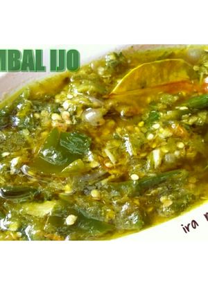 Foto resep Sambal cabe hijau