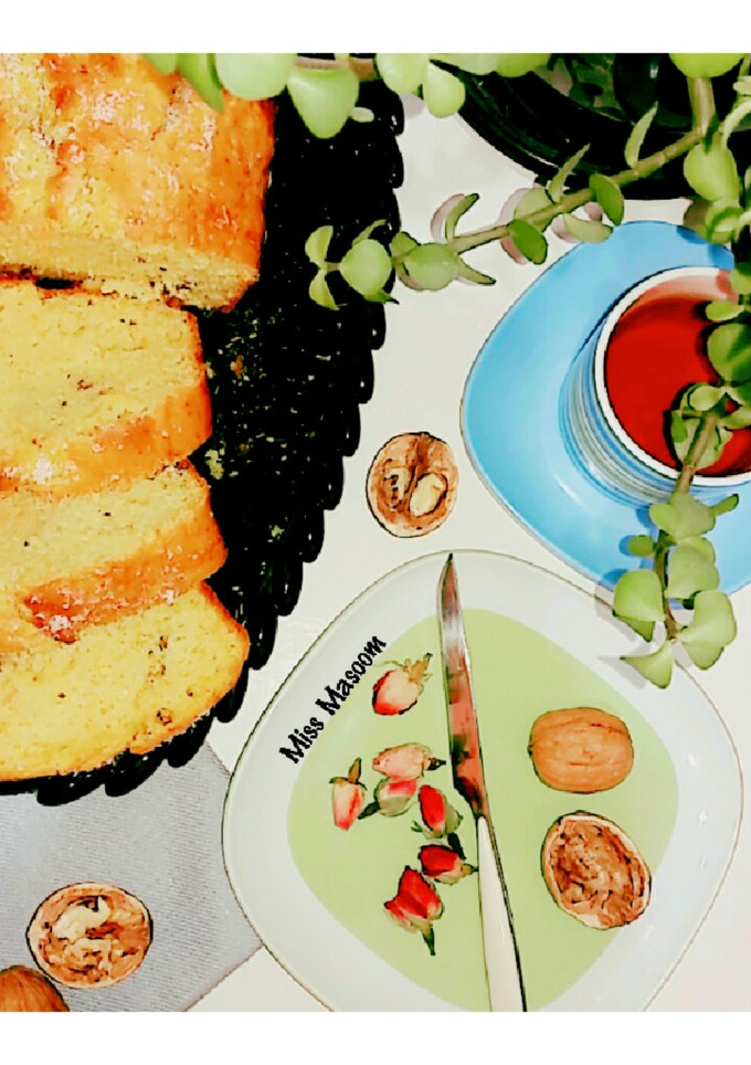 عکسی از دستور کیک صبحانه