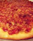 Pizza barbacoa (versión empanada)