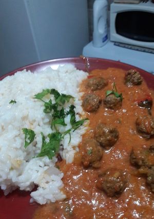 Une photo de Riz la sauce India