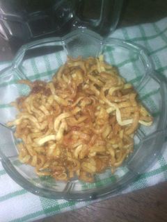 Foto resep Mie kering pedas manis