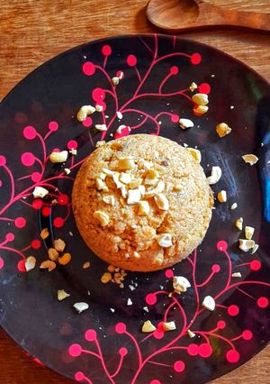 A picture of Suji ka Halwa/ Mohan Bhog.