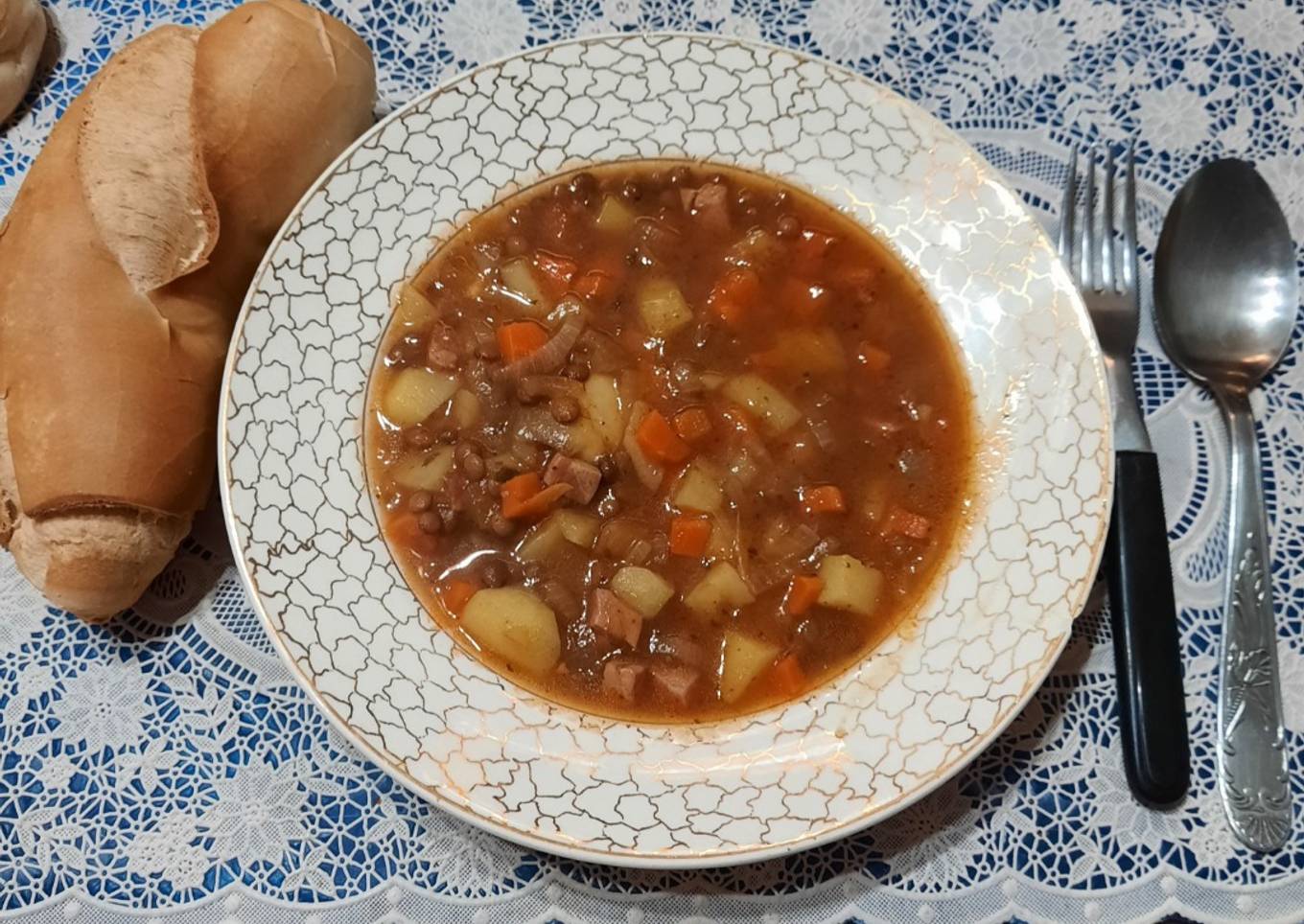 Lentejas saludables (opción vegetariana)