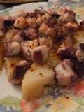 Pulpo a la gallega con patatas al pimentón