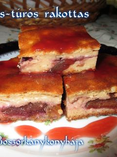 Szilvás-túrós rakottas recept fotója