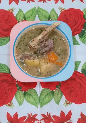 عکسی از دستور سوپ ماهیچه