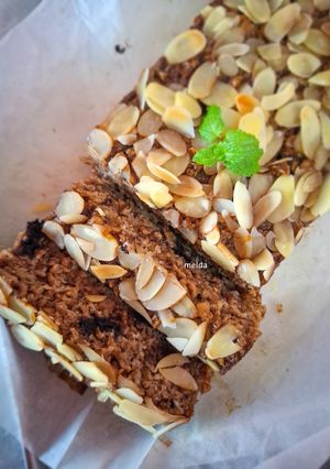 Foto resep Banana Almond Rolled Oat Cake