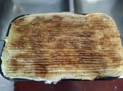 Una foto de pastel de papa con canela