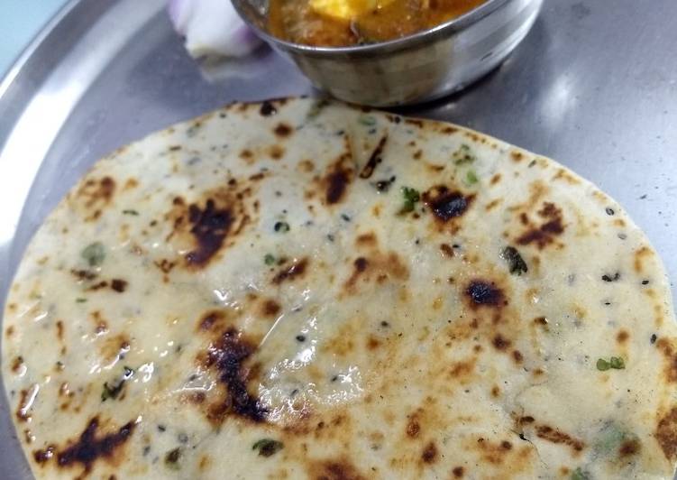 Easiest Way to Prepare Perfect Tawa naan with paneer gravy