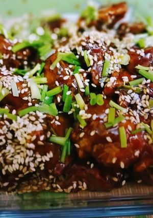 A picture of Honey Garlic Chicken# ATW.