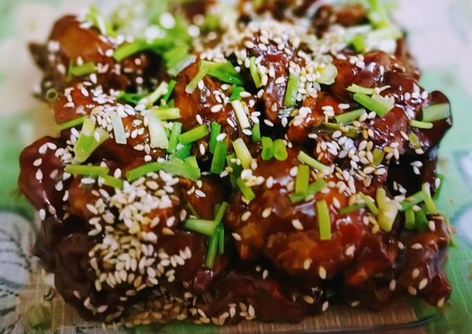 Honey Garlic Chicken Atw Recipe By Ujjaini Basu Cookpad