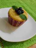 Muffins de cornmeal con blueberries sin gluten