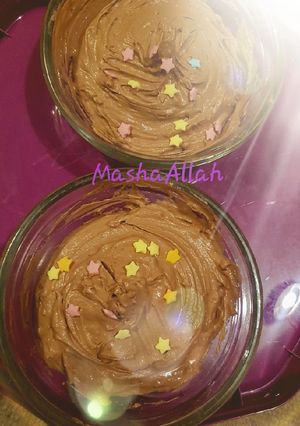 A picture of Simple choc mousse (egg less).