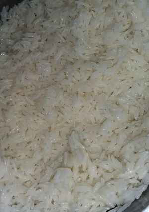 صورة لوصفة الأرز الابيض 🌲