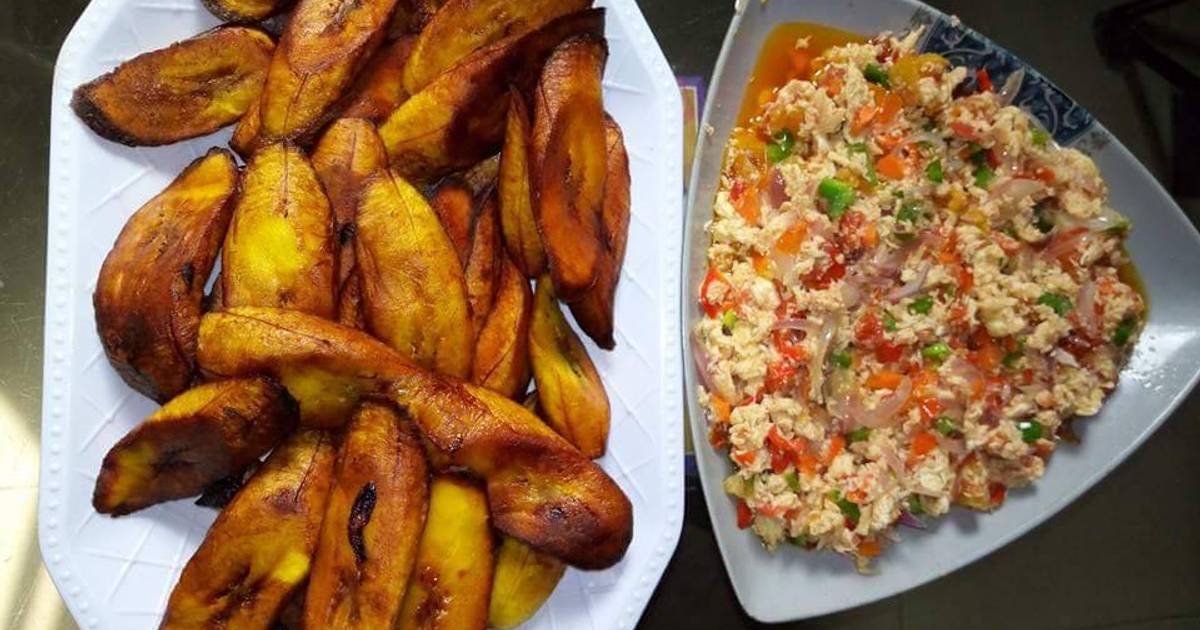 Fried Plantain With Egg Sauce Recipe By Udoka Anyanwu Cookpad fried-plantain-with-egg-sauce-recipe-by-udoka-anyanwu-cookpad