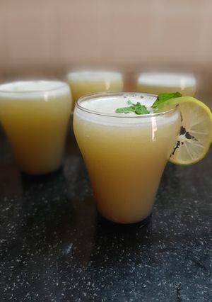 A picture of Fresh Mosambi juice sweet lemon juice.