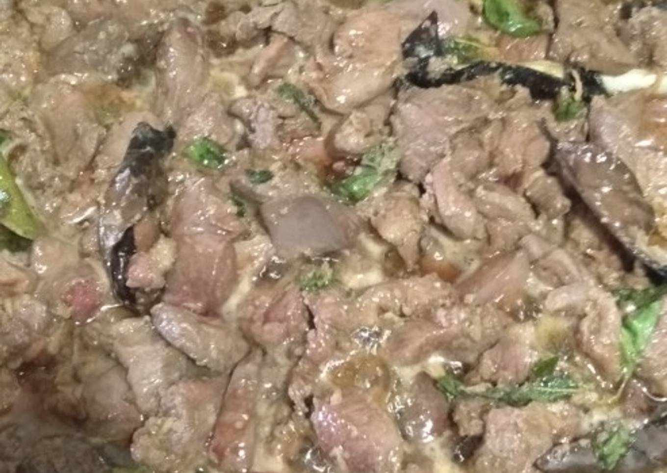Sate kambing tanpa lidi