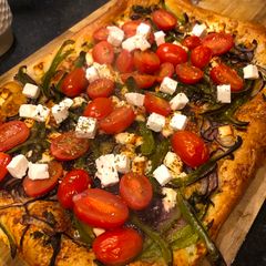 Vegetable Puff Pastry Tart A picture of Vegetable Puff Pastry Tart.