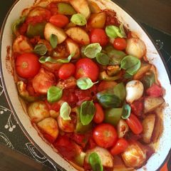 A picture of Roasted Seasonal Vegetables.