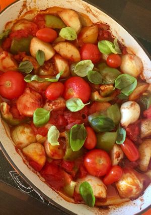 A picture of Roasted Seasonal Vegetables.