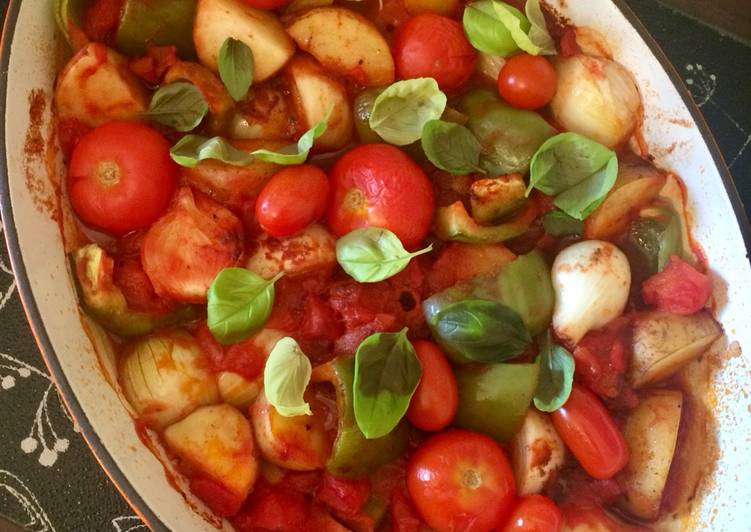 Simple Way to Make Roasted Seasonal Vegetables in 12 Minutes for Mom