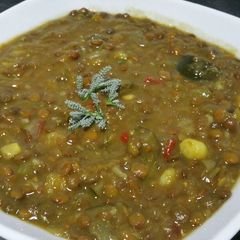 Veggie lentils A picture of Veggie lentils.