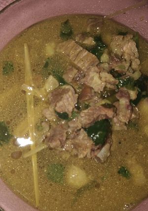 Foto resep Sup Daging sapi serai