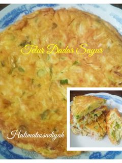 Foto resep Telur Dadar Sayur