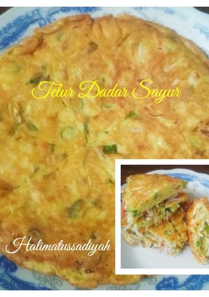 Foto resep Telur Dadar Sayur