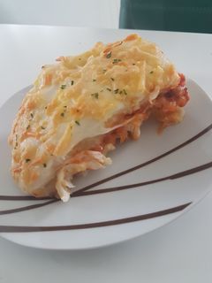 Una foto de Pastel gratinado de carne y patata