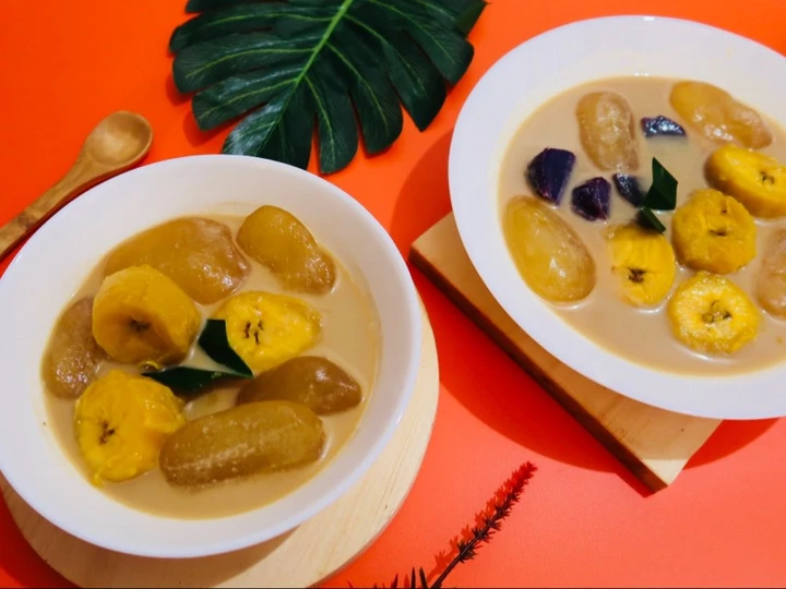 Cara Sederhana Menyiapkan Resep  Kolak Pisang Kolang Kaling Sehat yang Lezat Sekali, Bikin Ketagihan