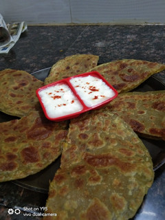 આલુ પાલક પરોઠા (Aaloo palak paratha recipe in Gujarati) રેસીપી મુખ્ય ફોટો