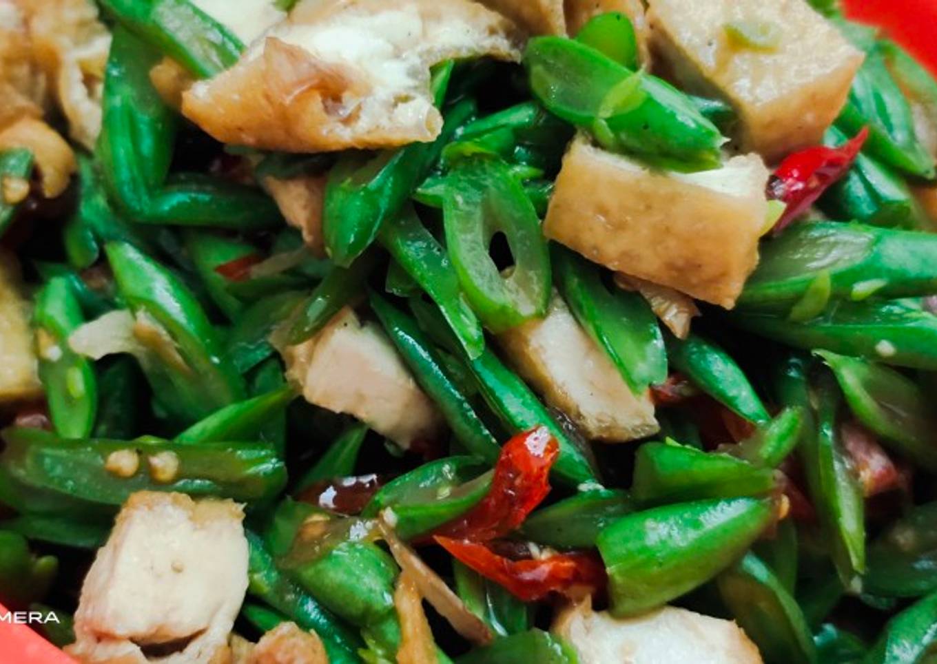 Tumis buncis tahu simpel tapi enak