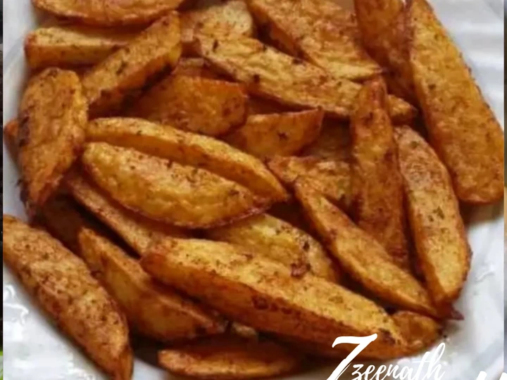 Easy Way Make Masala Potato Wedges which Delicious