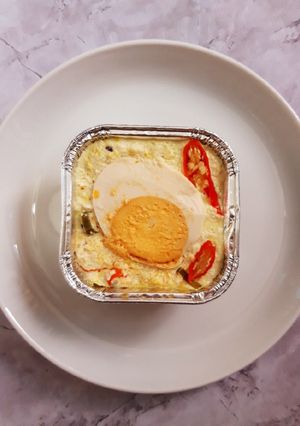 Foto resep Pepes Telur Asin Tahu (tanpa bungkus daun pisang)