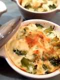 Gratins de brocolis au parmesan