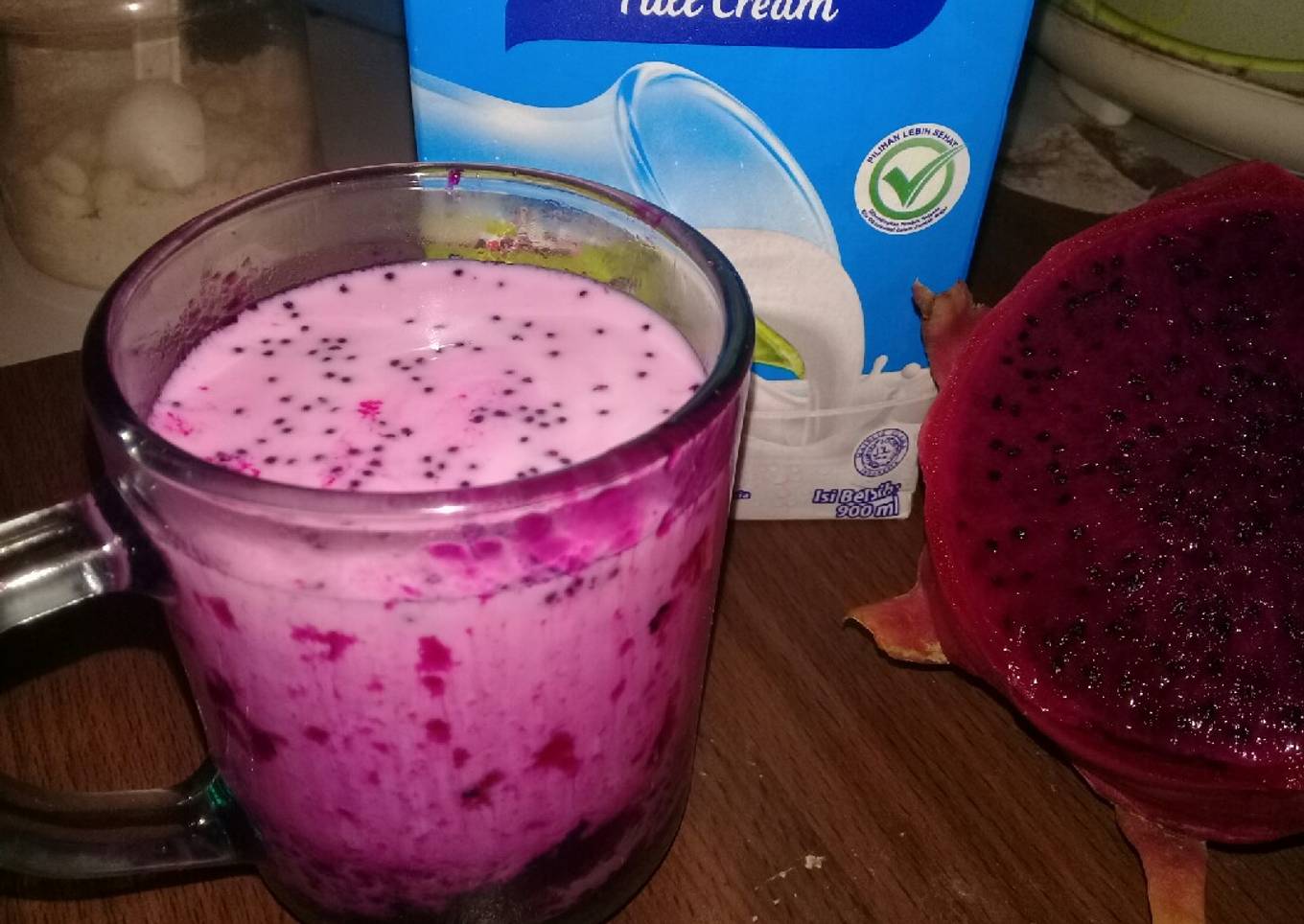 Dragon Fruit Jam Ice Milk