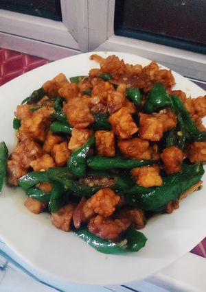 Foto resep Tempe cabe ijo