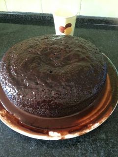 صورة لوصفة كيكه بصوص الشوكولاته