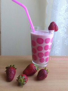 Φωτογραφία της συνταγής Smoothie φράουλα