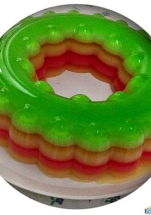 Una foto de Gelatina Arcoiris